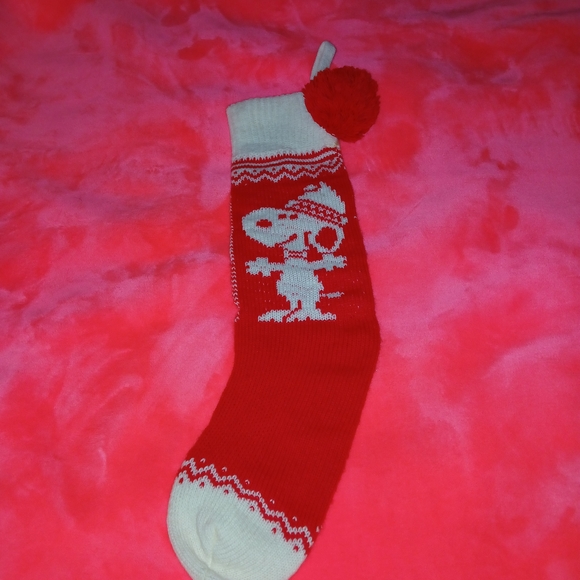 Hallmark Other - VTG 1958 Hallmark Snoopy Holiday Stocking Knit W/PomPom AMAZING CONDITION